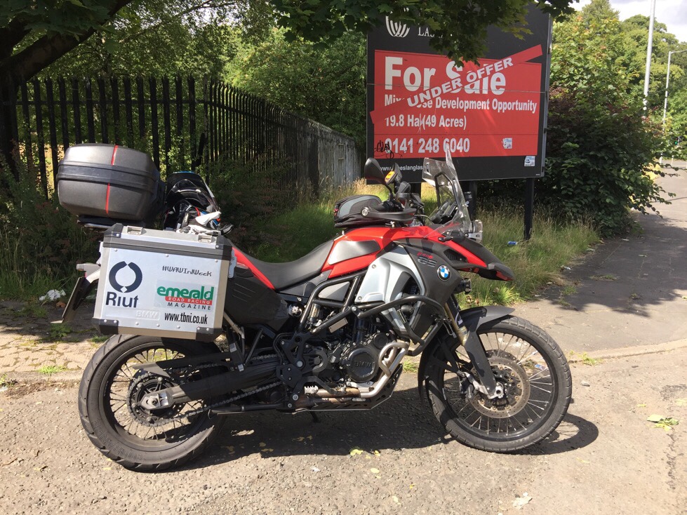 Scotland's North Coast 500 : NC500 : A pitstop just outside Glasgow