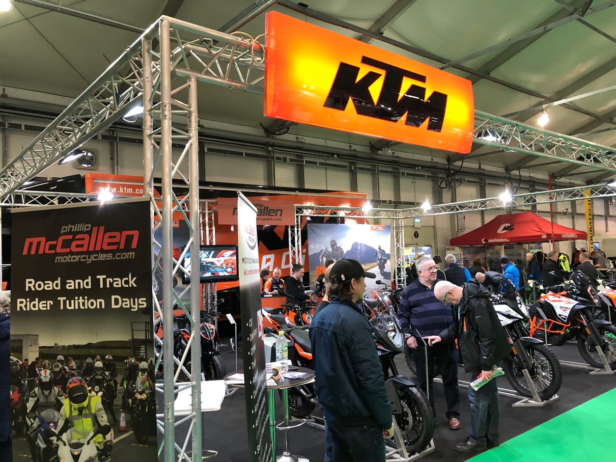 KTM Stand at 2018 NI Motorcycle Festival