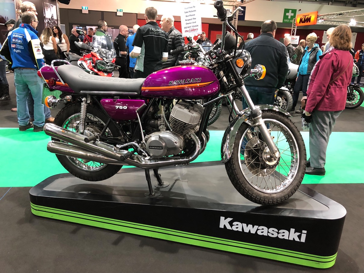 Provately owned Kawasaki at 2018 Northern Ireland Motorcycle Festival