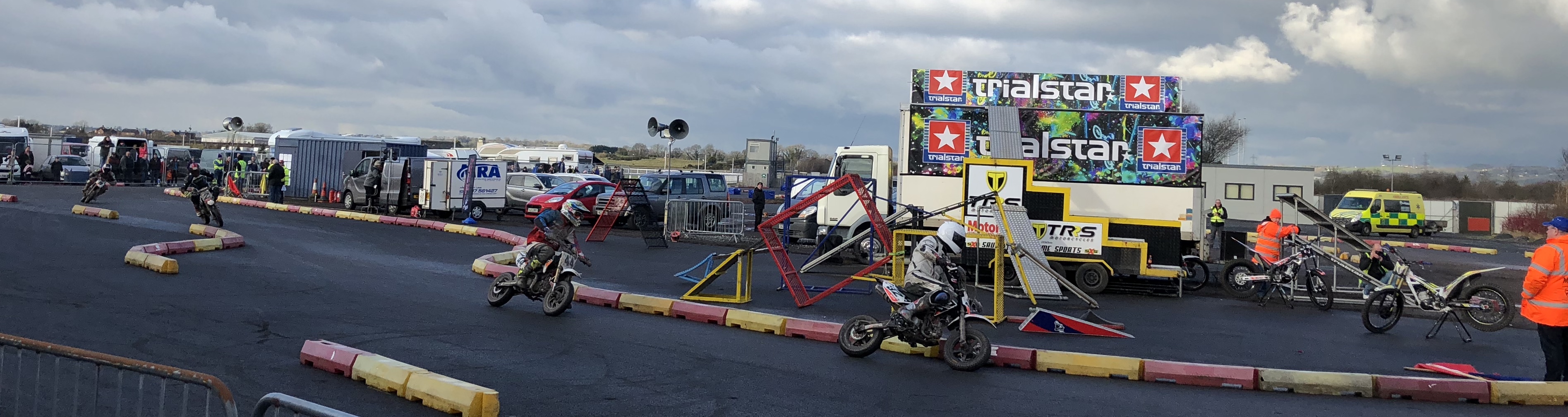 Pit Bike Racing at the 2018 Northern Ireland Motorcycle Festival