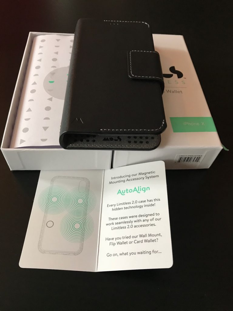 Mous Flip Leather Wallet Auto Allign