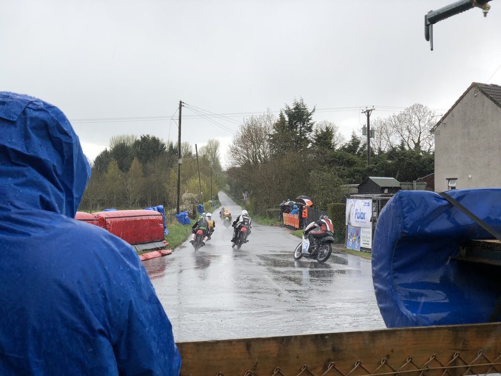 Then in typical Northern Irish fashion the rain came!
