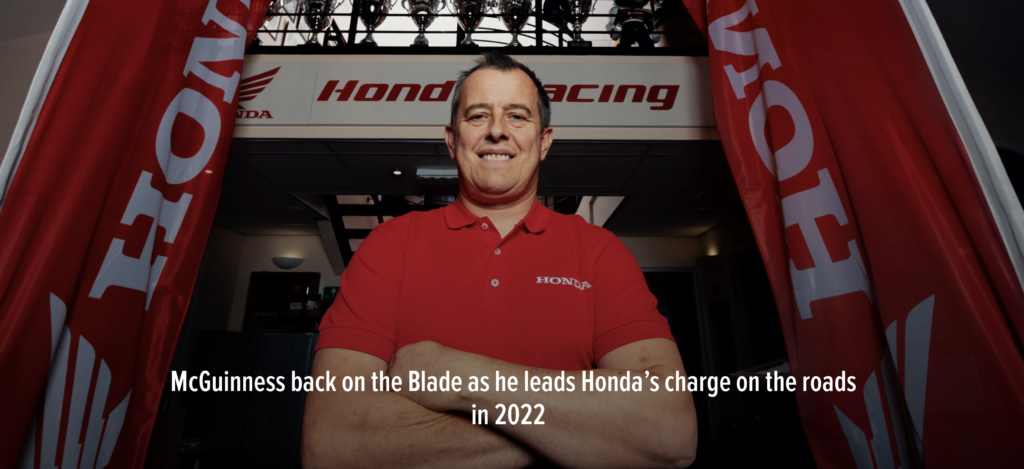 John McGuinness Returns to Honda