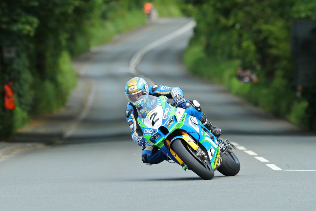 Dean Harrison at the Isle of Man TT Races