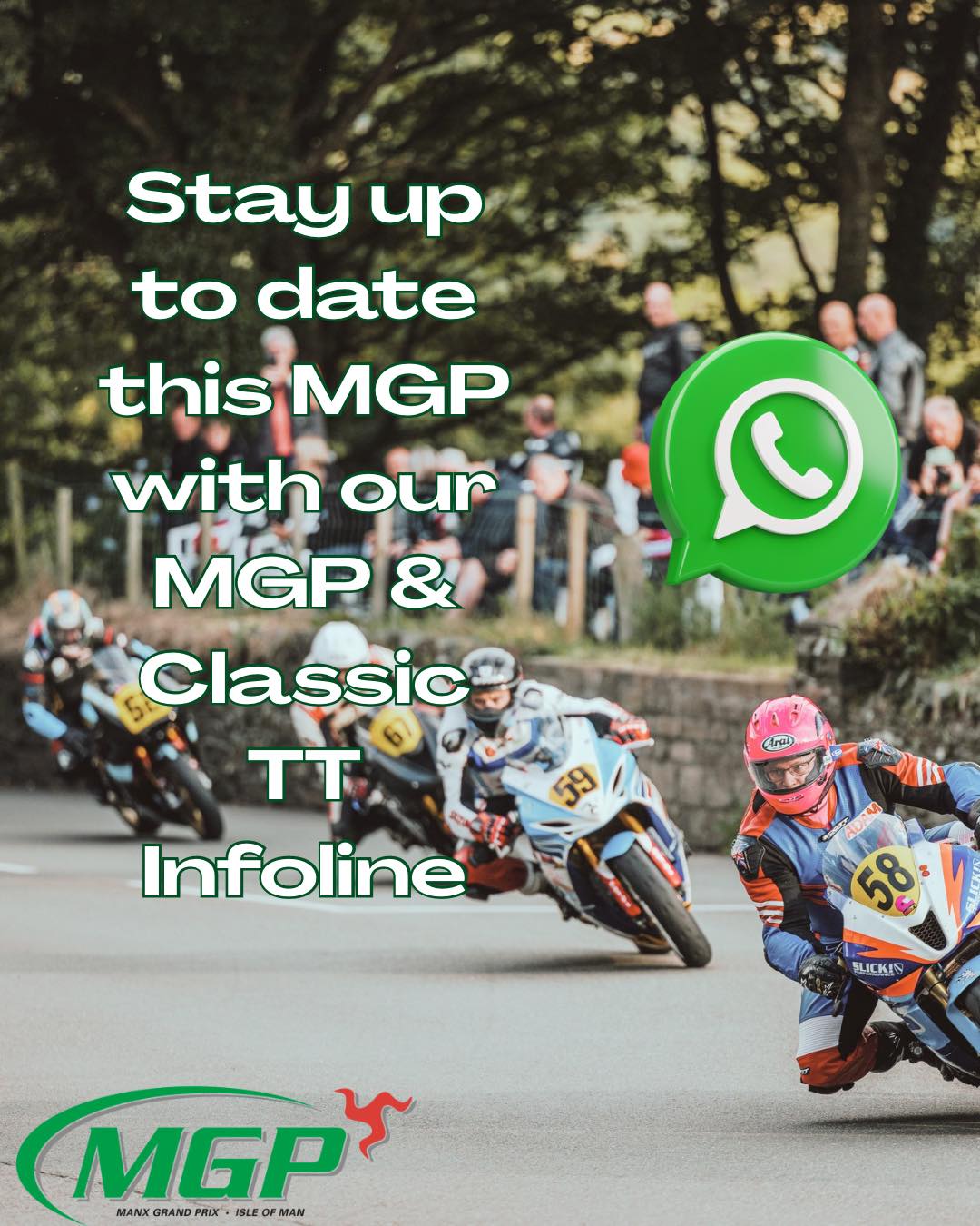 MGPWhatsAppInfoLine Manx Grand Prix WhatsApp Information Line