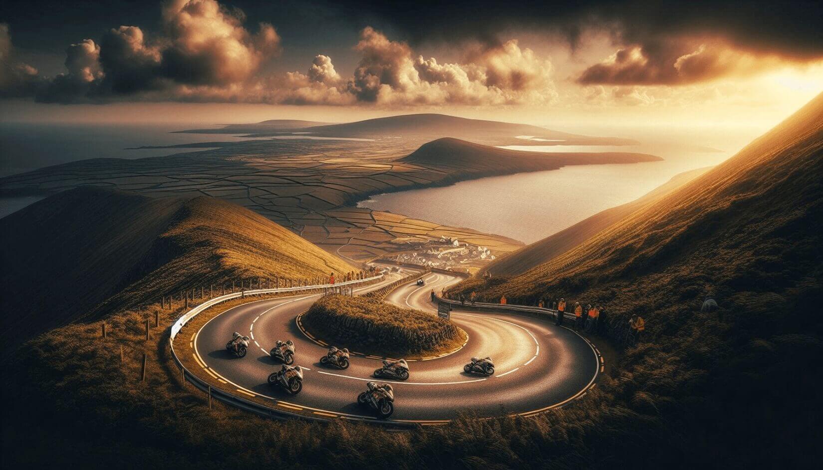 IOMAI Isle of Man TT Races Visitors' Guide (AI Generated Image)