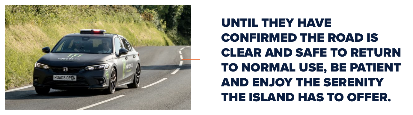 IsleOfManRoadsOpen Isle of Man TT Roads Opening / Closing Vehicle