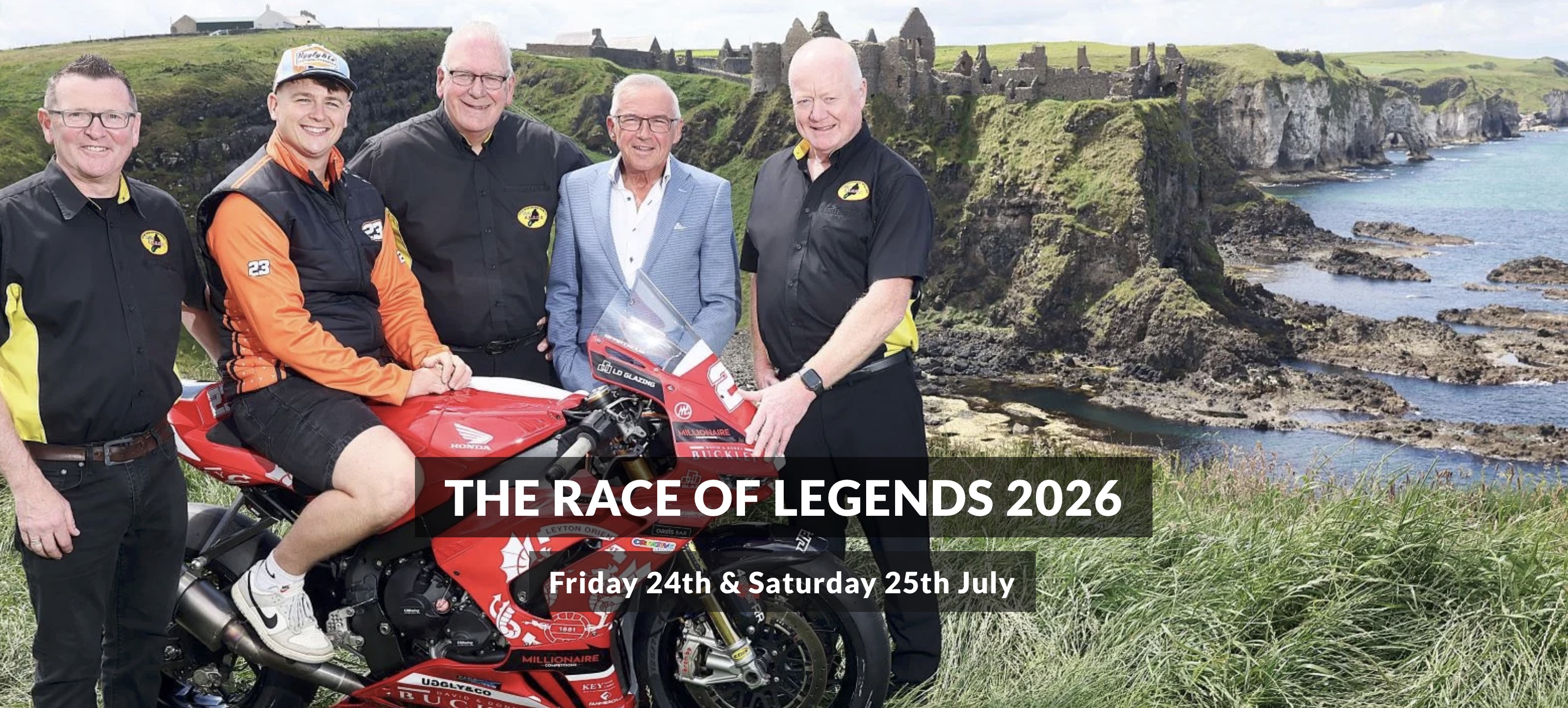 2026 Armoy Road Races Banner 2026 Armoy Road Races Banner