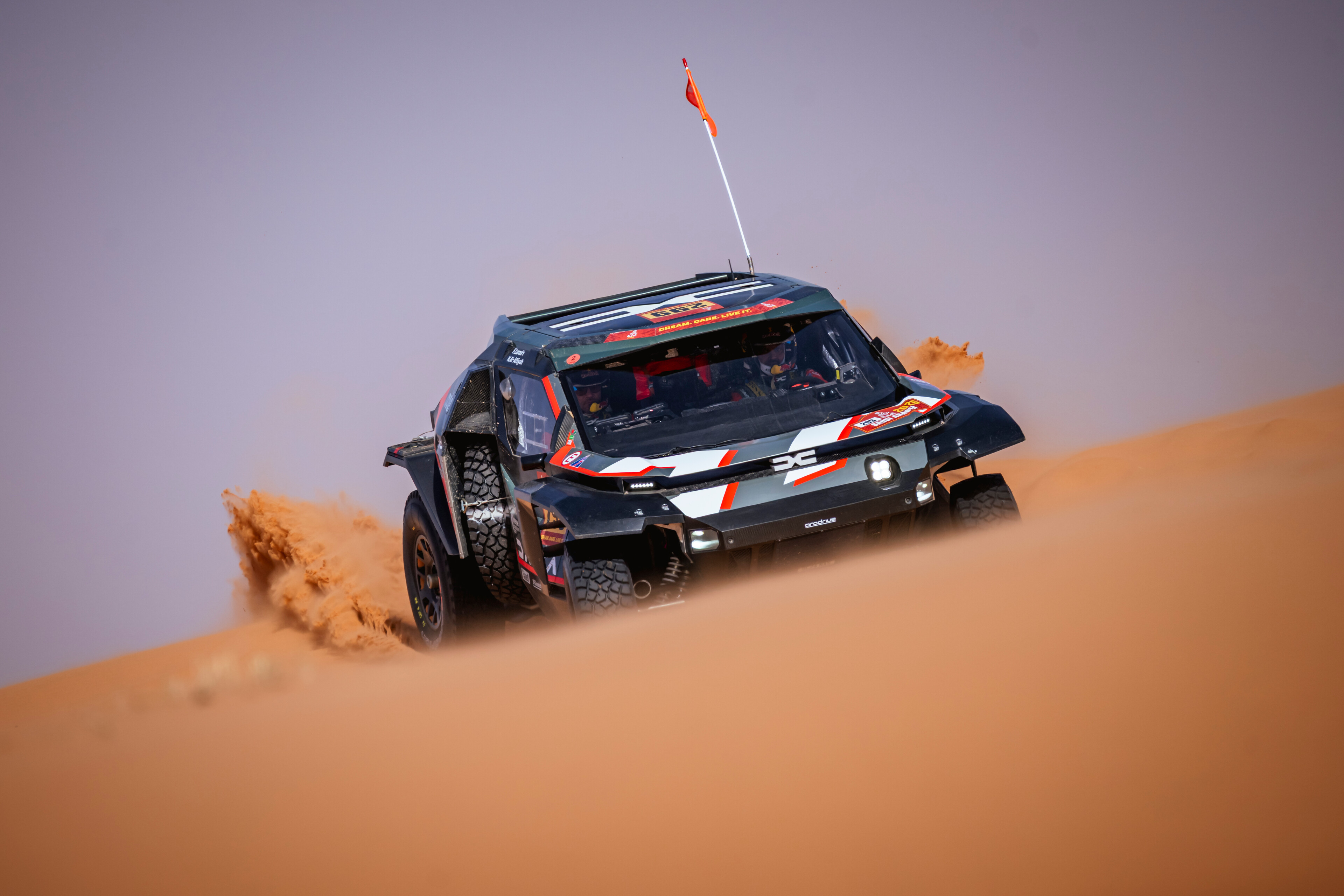 Lucas Moraes and Dennis Zenz Lucas Moraes (BRA) and Dennis Zenz (GER) of Dacia Sandriders races during stage 06 of Rally Dakar 2026 from Hail to Riyadh, Saudi Arabia on January 09, 2026