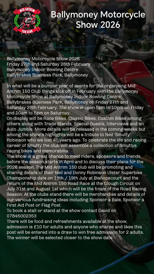 BallymoneyMotorcycleShow2026Flier Ballymoney Motorcycle Show 2026 Flier