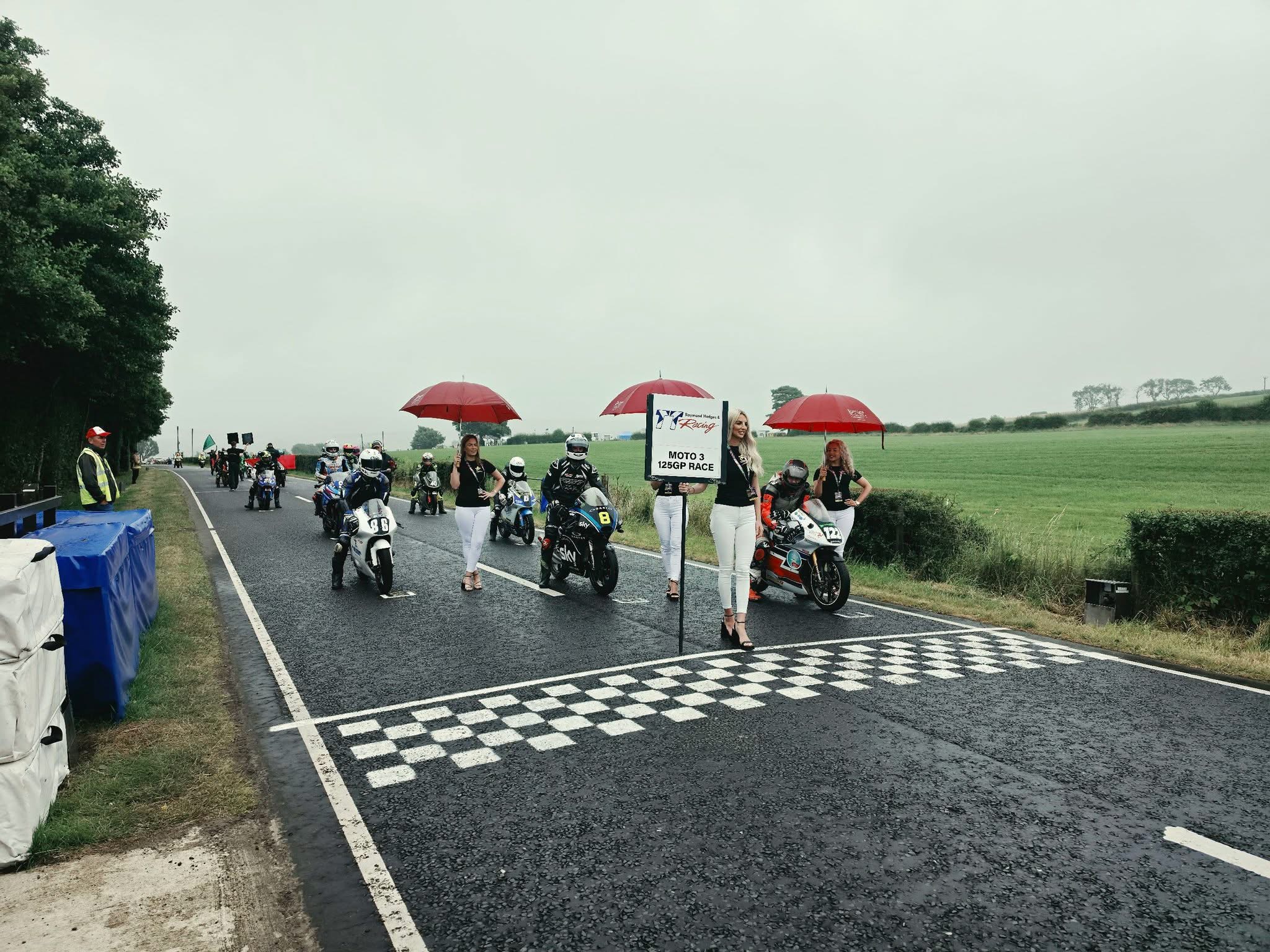 2026 Armoy Road Races got off to a wet start - Photo Credit : AMRRC Facebook Page